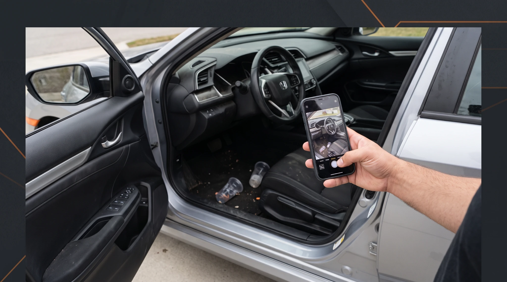 Sending interior photos for a quote